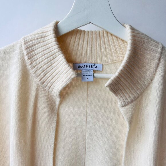 Athleta Spirit Wool Cashmere Wrap Cardigan , Size M P10 - Picture 5 of 9